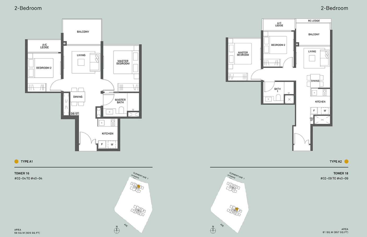 The Clement Canopy Floor Plans